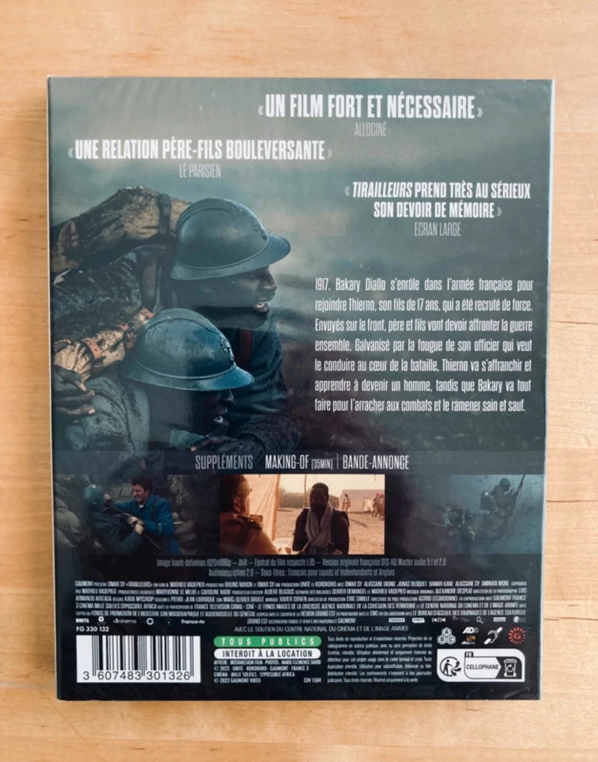 Blu-ray Tirailleurs Omar Sy. – photo 2